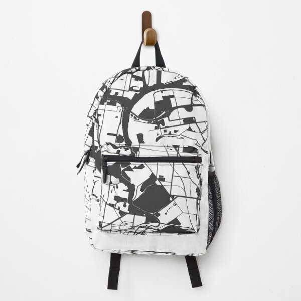 Item preview, Melbourne Map Art Black white Australia designed and sold by EpicMaps.