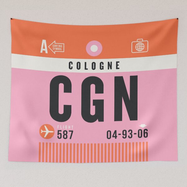Item preview, Luggage Tag A - CGN Cologne Germany designed and sold by VoodooCircus.