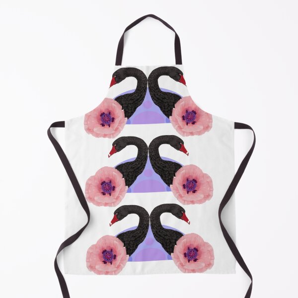 Artikelvorschau, Black swan nd poppies entworfen und verkauft von CLBArtDesign.