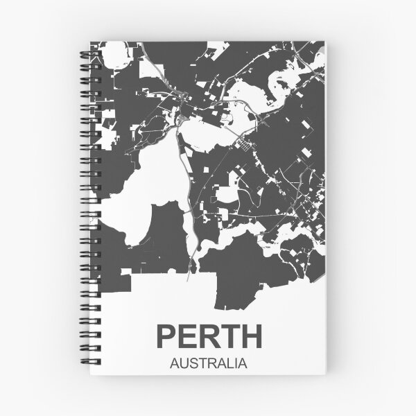 Item preview, Perth Map Art Black white Australia designed and sold by EpicMaps.