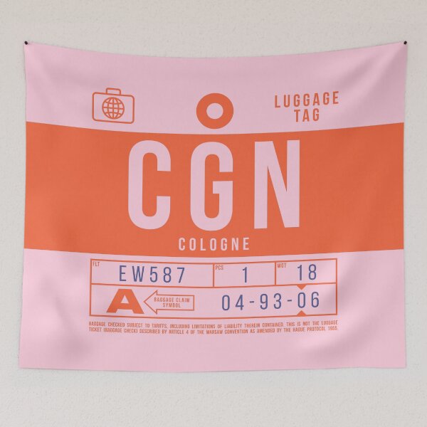 Item preview, Luggage Tag B - CGN Cologne Germany designed and sold by VoodooCircus.