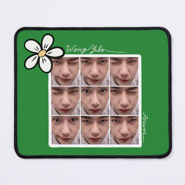 Item preview, Wang Yibo Selfie Collage Print designed and sold by PeachPieArt.