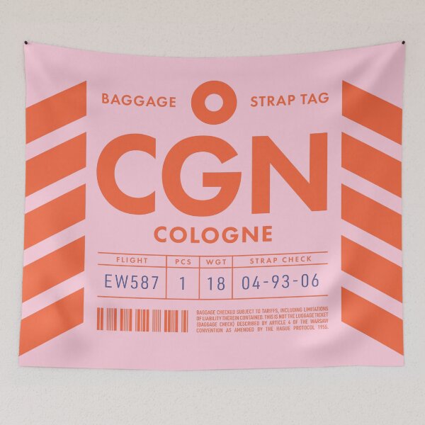 Item preview, Luggage Tag D - CGN Cologne Germany designed and sold by VoodooCircus.