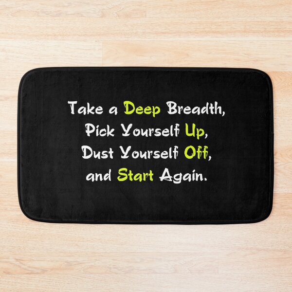 Item preview, Take a Deep Breadth and Start Again Motivational Design / Motivator Colorful designed and sold by Running-Icon.