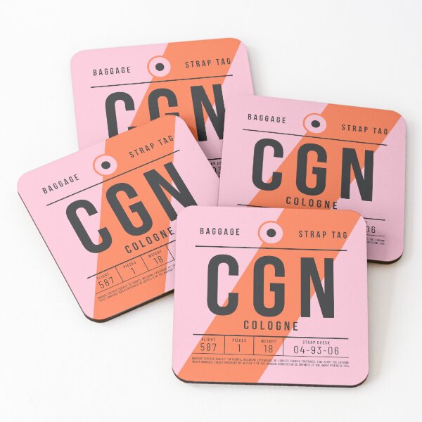 Item preview, Luggage Tag E - CGN Cologne Germany designed and sold by VoodooCircus.