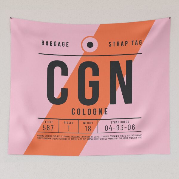 Item preview, Luggage Tag E - CGN Cologne Germany designed and sold by VoodooCircus.