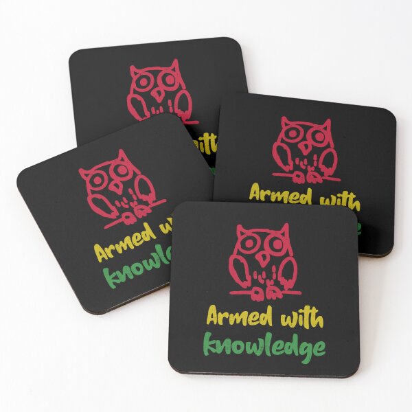 Item preview, Armed With Knowledge. Wise Owl designed and sold by Rebel-Design.