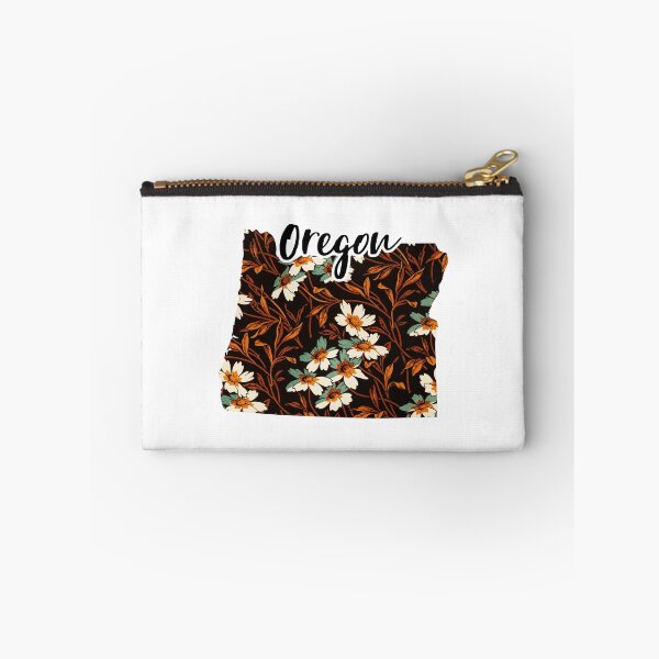 Item preview, Floral Map of USA States Oregon - Map of Oregon designed and sold by AmethystMurad.
