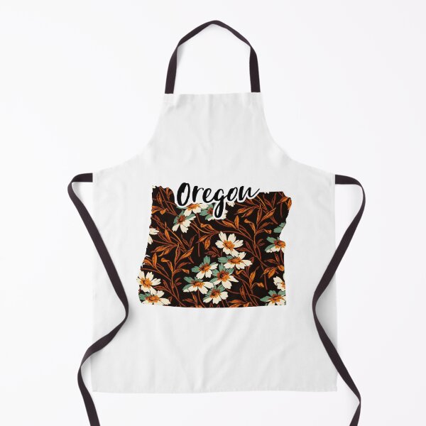 Item preview, Floral Map of USA States Oregon - Map of Oregon designed and sold by AmethystMurad.