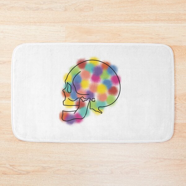 Item preview, skeleton skull sketch rainbow  designed and sold by Drevych-shop.