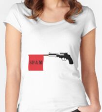 spam Women's Fitted Scoop T-Shirt