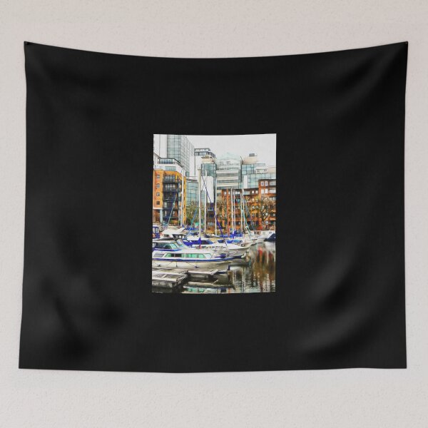Item preview, St Katharine Docks Boats 2 Zipped Hoodie designed and sold by kimmesajgreh.