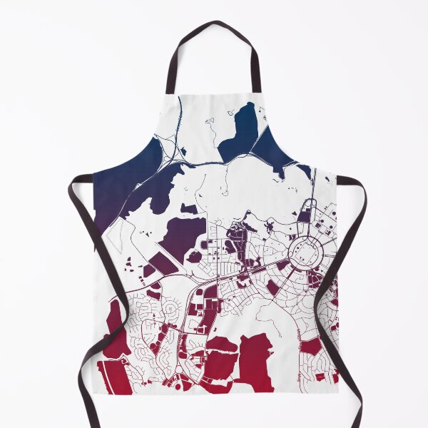 Artikelvorschau, Canberra Map Art Pink Blue Australia entworfen und verkauft von EpicMaps.