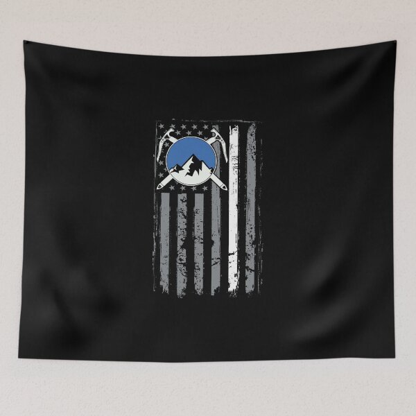 Item preview, Mountain Rescue American Flag Search Team Rescue designed and sold by StrongShirts.