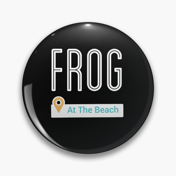 Item preview, Frog At The Beach  designed and sold by ZubiyaArt.