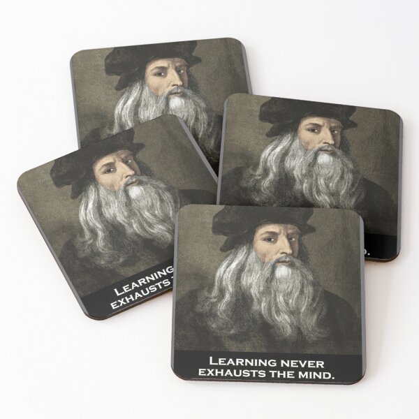 Item preview, Leonardo da Vinci Inspirational Quote Classic designed and sold by DorothyBuckler.