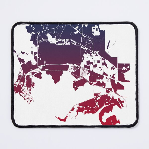 Item preview, Darwin Map Art Pink Blue Australia designed and sold by EpicMaps.