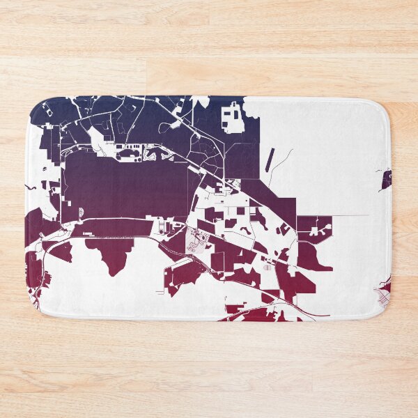 Item preview, Darwin Map Art Pink Blue Australia designed and sold by EpicMaps.