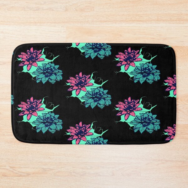 Item preview, Garden Addict - Retro Neon Vibrant Electric Flower designed and sold by WildBerryArt.