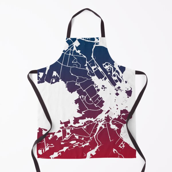 Artikelvorschau, Hobart Map Art Pink Blue Australia entworfen und verkauft von EpicMaps.
