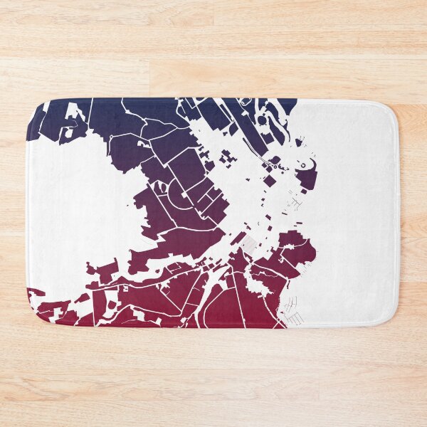 Item preview, Hobart Map Art Pink Blue Australia designed and sold by EpicMaps.