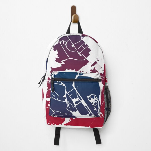 Item preview, Hobart Map Art Pink Blue Australia designed and sold by EpicMaps.