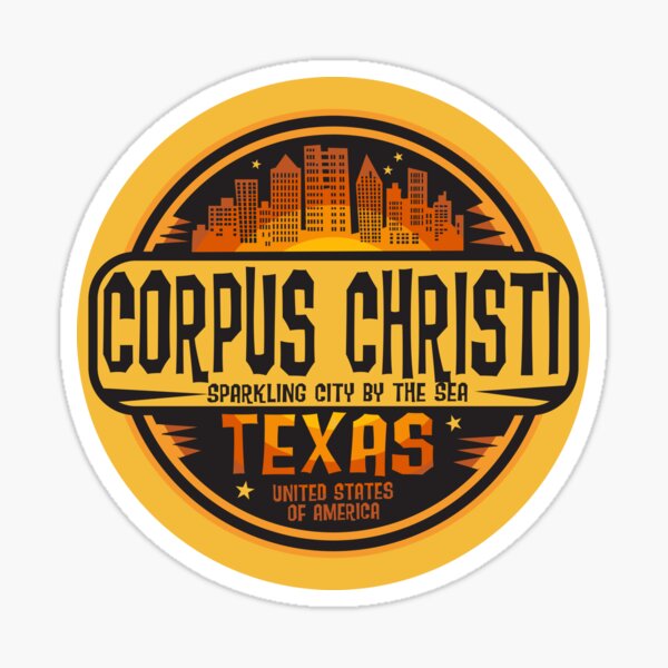 "Corpus Christi, Texas" Sticker for Sale by studio838 Redbubble