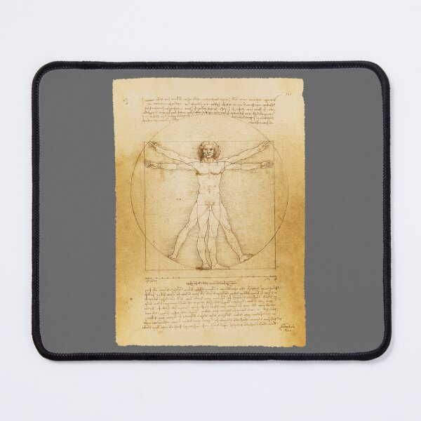 Item preview, Leonardo da Vinci Vintage sketch The Vitruvian Man The proportions of the perfect human man body HD designed and sold by DorothyBuckler.