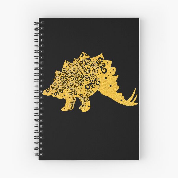 Item preview, Stegosaurus Dinosaur Gold Papercut Mandala Art designed and sold by hign.