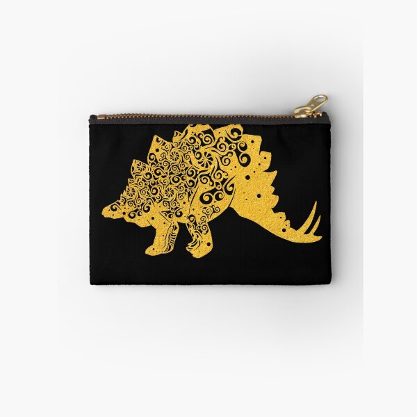 Item preview, Stegosaurus Dinosaur Gold Papercut Mandala Art designed and sold by hign.