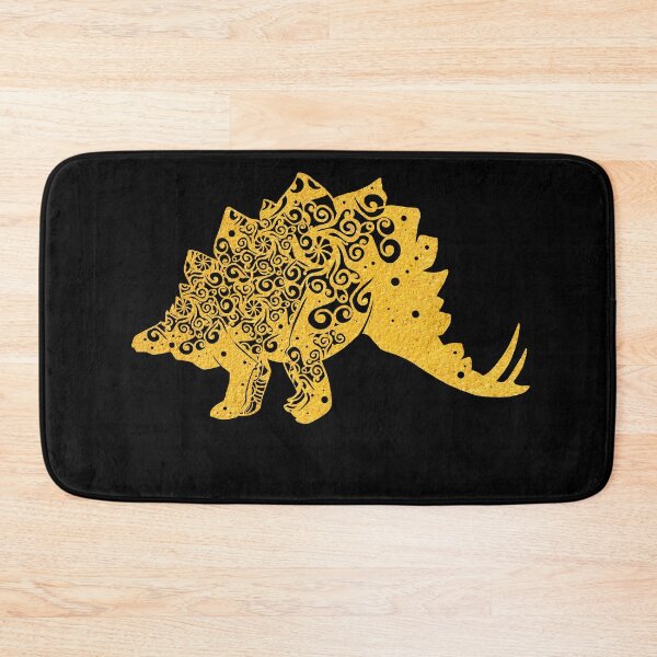 Item preview, Stegosaurus Dinosaur Gold Papercut Mandala Art designed and sold by hign.