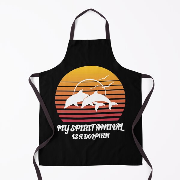 Item preview, my spirit animal is a dolphin - sunset beach dolphins gift for dolphin's lovers hawaii surf designed and sold by AitchDesigns.