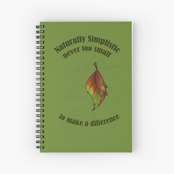 Naturally Simplistic Spiral Notebook