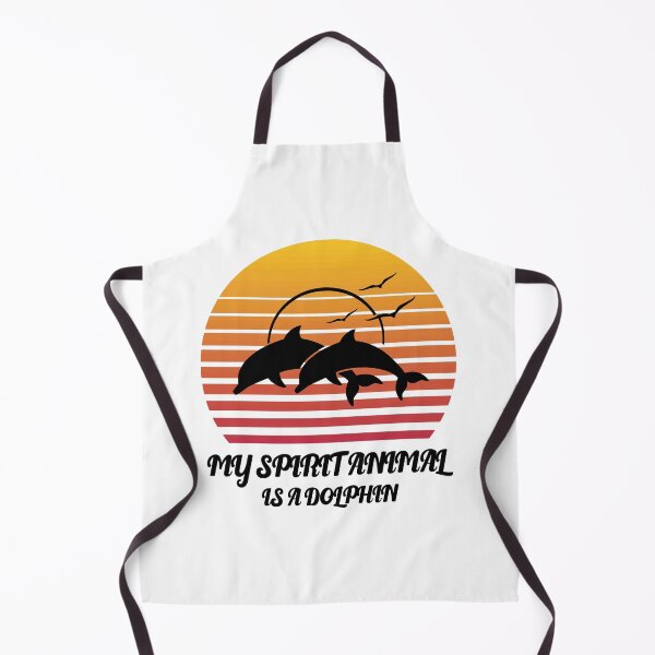 Item preview, my spirit animal is a dolphin - sunset beach dolphins gift for dolphin's lovers hawaii surf designed and sold by AitchDesigns.
