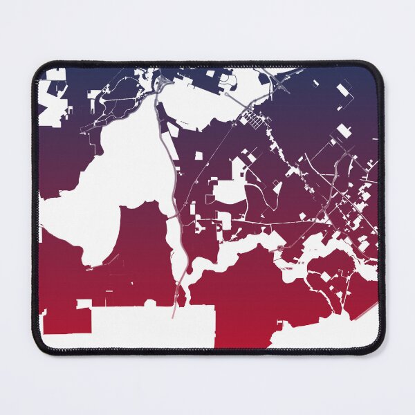 Artikelvorschau, Perth Map Art Pink Blue Australia entworfen und verkauft von EpicMaps.