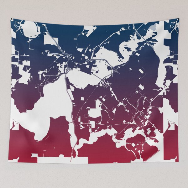 Item preview, Perth Map Art Pink Blue Australia designed and sold by EpicMaps.