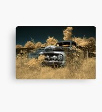 Abandoned 1952 Ford F-1 Pickup - infrared - 1 Canvas Print