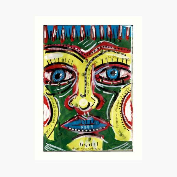 Tribal Pins Art Print