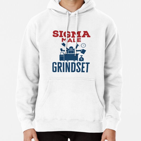  Gigachad Average Sigma Male Grindset Meme Sweatshirt