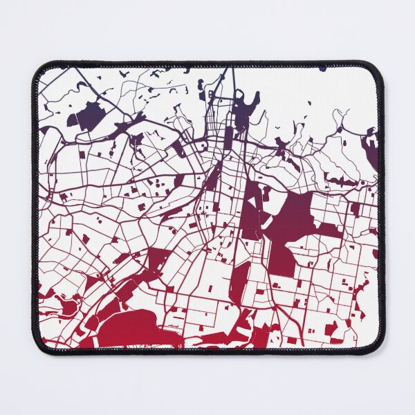Item preview, Sydney Map Art Pink Blue Australia designed and sold by EpicMaps.
