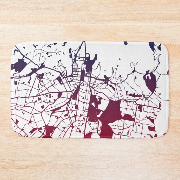 Item preview, Sydney Map Art Pink Blue Australia designed and sold by EpicMaps.