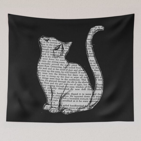 Item preview, cat reading book designed and sold by momshow.