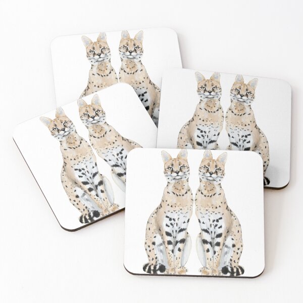 Item preview, Serval mirror  designed and sold by CLBArtDesign.