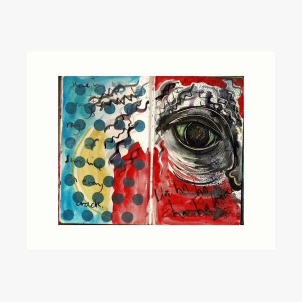 There is a ray of sunshine in every crack Art Print
