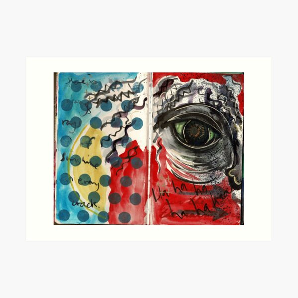 There is a ray of sunshine in every crack Art Print