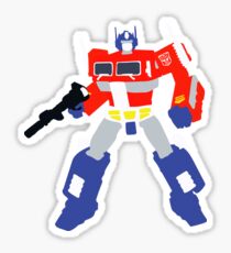 Optimus Prime Blocky <New and Improved> Sticker