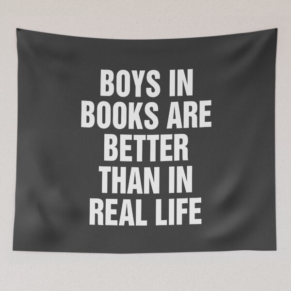Item preview, Boys In Books Are Better Than In Real Life - Funny T-shirts, Cases, and Art designed and sold by TumbleTee.
