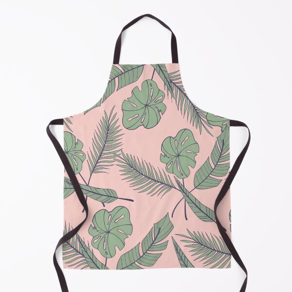 Aperçu de l'œuvre Mint Green Palm Monstera Tropical Leaves Pattern créée et vendue par GraphicsClub.