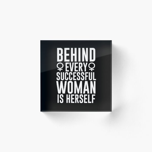 Successful Woman Acrylic Block