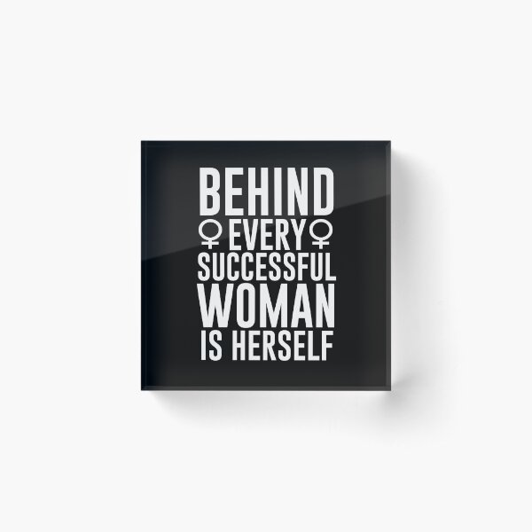 Successful Woman Acrylic Block